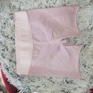 Light pink gymshark biker shorts